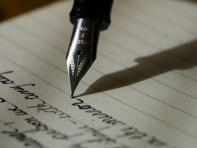 Humanities student writing research paper